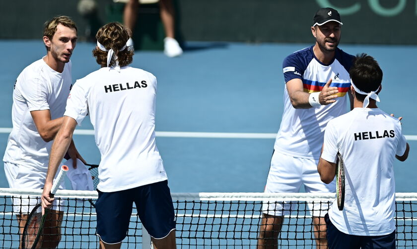 Davis Cup: Ήττα για τα αδέρφια Τσιτσιπά από τους Σλοβάκους (highlights) 