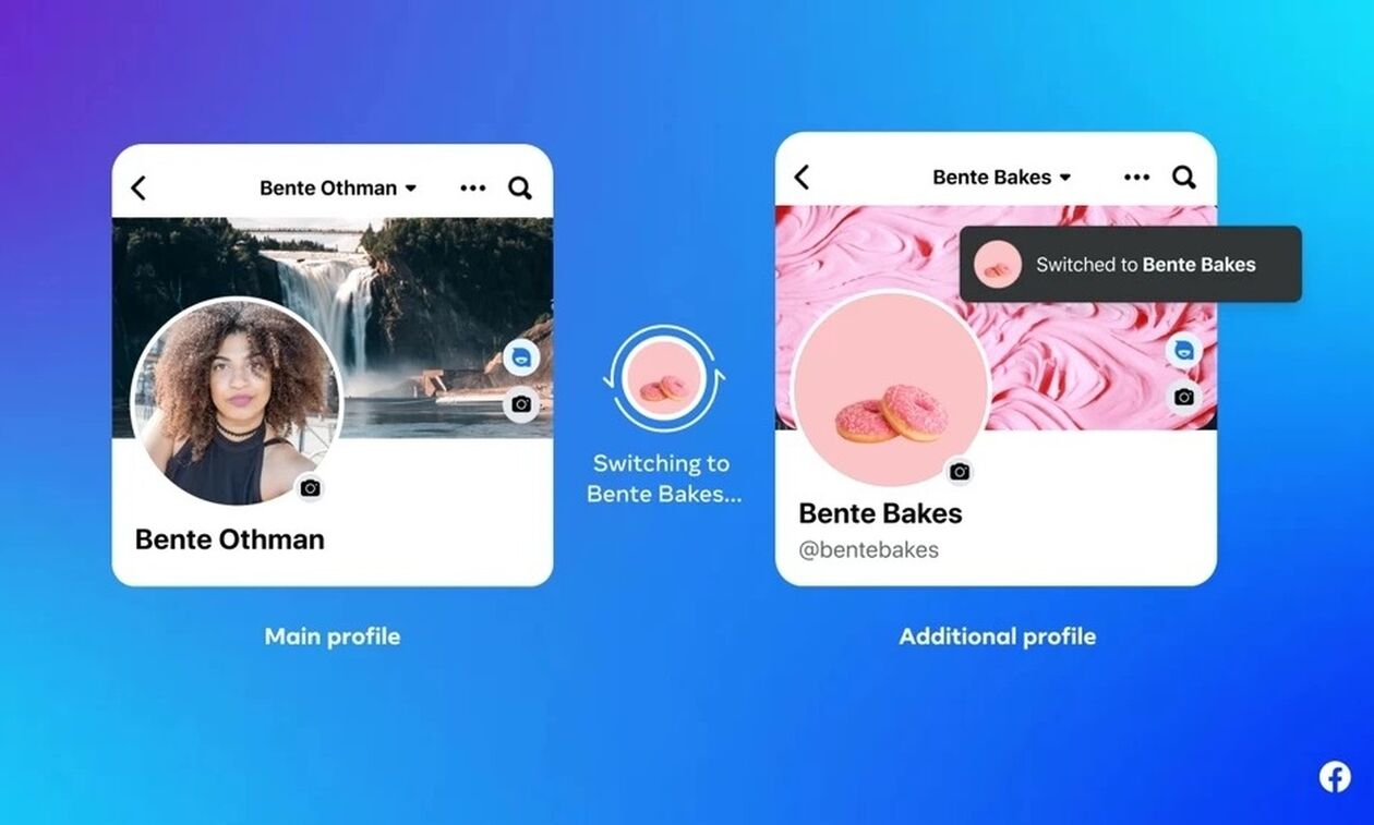 Facebook: Πολλαπλά προφίλ με τον ίδιο λογαριασμό για πρώτη φορά!