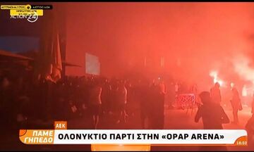ΑΕΚ: Ολονύκτιο πάρτι στην «OPAP Arena»