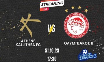 LIVE Streaming: Athens Kallithea FC - Ολυμπιακός