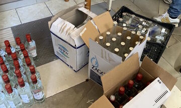 ΣΔΟΕ: Κατασχέθηκαν 2.249 φιάλες επώνυμων αλκοολούχων ποτών