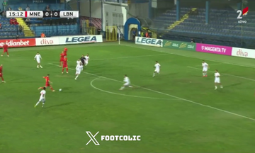 Μαυροβούνιο - Λίβανος: Το 1-0 ο Κουτς με συμμετοχή Γιόβετιτς (vid)