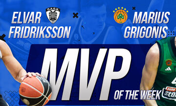 Basket League: Οι Φρίντρικσον και Γκριγκόνις αναδείχθηκαν MVP της 2ης αγωνιστικής 