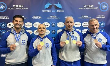 Παγκόσμιο Πρωτάθλημα Πάλης Βετεράνων: Ελληνικός θρίαμβος στο Λουτράκι 