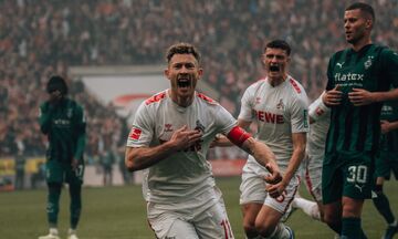 Bundesliga: Έκανε «σεφτέ» η ουραγός Κολωνία, 3-1 την Γκλάντμπαχ (αποτελέσματα, βαθμολογία)