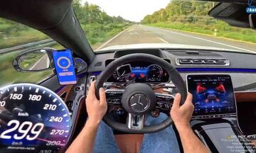«Κρέμα» η Mercedes-AMG S63 στα 299 χλμ./ώρα (+video)