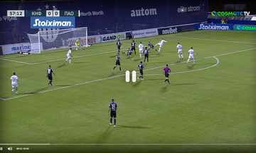 Κηφισιά - Παναθηναϊκός 0-1: Υπέροχο τελείωμα του Μαντσίνι μετά την ασίστ του... Αντερέγκεν