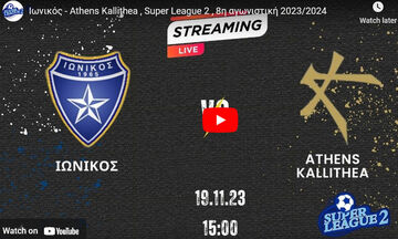 LIVE Streaming: Ιωνικός - Athens Kallithea