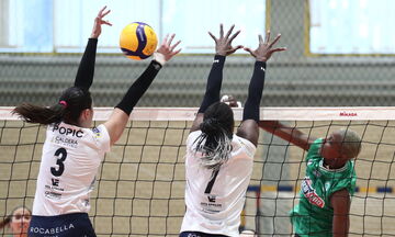 Volley League Γυναικών: Ζορίστηκε ο Παναθηναϊκός, 3-2 τον ΑΟ Θήρας