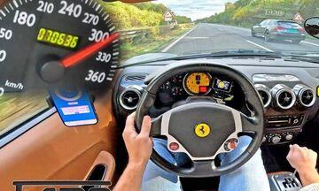 «Καρφωτή» χειροκίνητη Ferrari 430 στην autobahn (+video)
