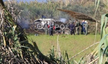 Νεκρός ο πιλότος του εκπαιδευτικού αεροσκάφους που κατέπεσε κοντά στην Καλαμάτα