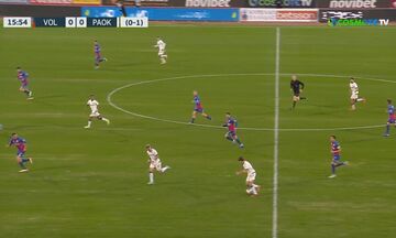Βόλος - ΠΑΟΚ | 0-1, η αριστουργηματική εκτέλεση του Κωνσταντέλια!