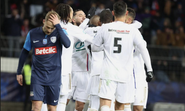 Coupe de France: Στους «16» με ...ιδρώτα η Λιόν κόντρα στην 4ης κατηγορίας Mπερζεράκ (1-2)