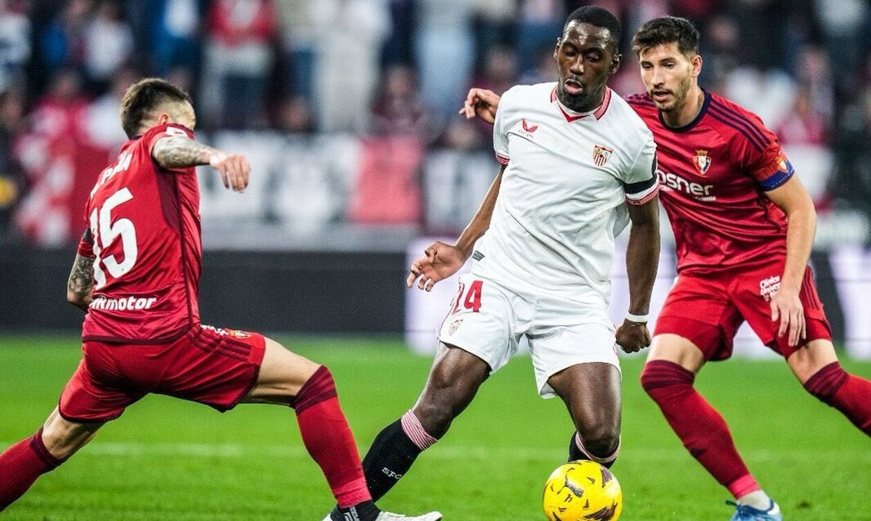 La Liga: Ούτε τώρα η Σεβίλλη, 1-1 με την Οσασούνα