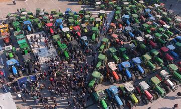 Θεσσαλονίκη: Μεγάλο συλλαλητήριο αγροτών στο πλαίσιο της 30ης Agrotica