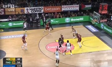 ΑΕΚ - Παναθηναϊκός | Το τρίποντο του Γκριγκόνις που προκάλεσε τις διαμαρτυρίες των γηπεδούχων