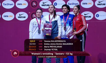 Ευρωπαϊκό Πρωτάθλημα Πάλης: Η Πρεβολαράκη πήρε το χάλκινο μετάλλιο με επική ανατροπή