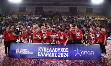Τα συγχαρητήρια της ΠΑΕ Ολυμπιακός για την κατάκτηση του Κυπέλλου στο μπάσκετ (pic)