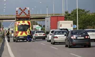 Θεσσαλονίκη: Καραμπόλα έξι οχημάτων στην Περιφερειακή οδό