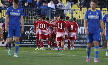 Super League K19: Ο Ολυμπιακός νίκησε με 3-0 τον Αστέρα Τρίπολης και έπιασε κορυφή