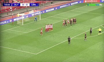 Youth League: Ολυμπιακός - Λανς | 0-1, ο Σισουμπά βρίσκει δίχτυα με απευθείας εκτέλεση φάουλ