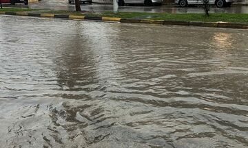 Προβλήματα στα Τρίκαλα λόγω της κακοκαιρίας