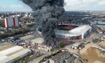 Σαουθάμπτον-Πρέστον: Αναβολή λόγω της φωτιάς δίπλα στο γήπεδο (vid)