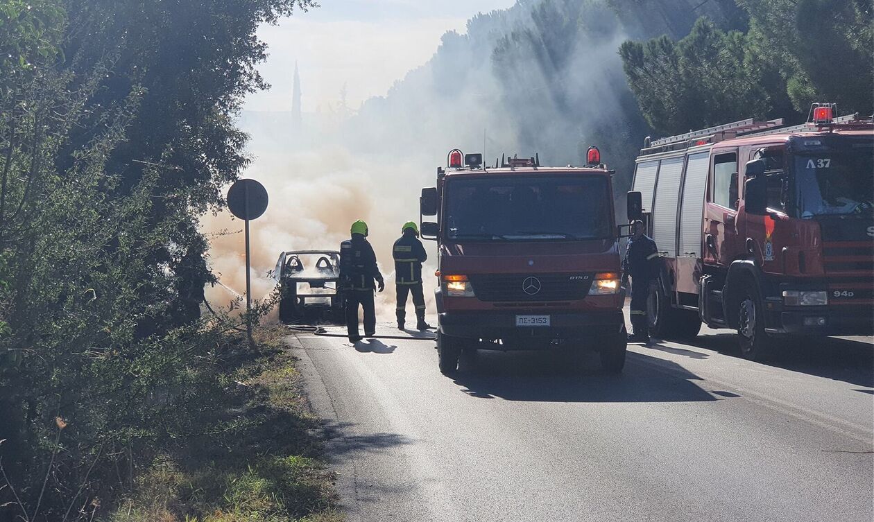 Θεσσαλονίκη: Φωτιά σε ΙΧ - Ακούστηκαν δύο εκρήξεις