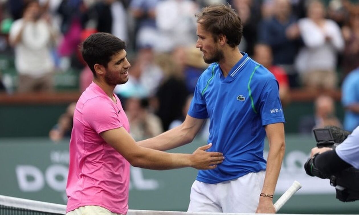 Indian Wells: Οι Αλκαράθ και Μεντβέντεφ στον μεγάλο τελικό!