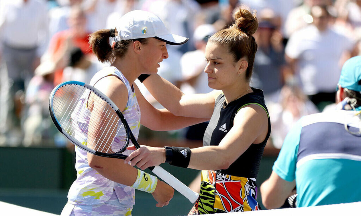 Indian Wells: Λύγισε η Σάκκαρη στον τελικό, απέναντι στην κορυφαία του κόσμου Σβιόντεκ (highlights)