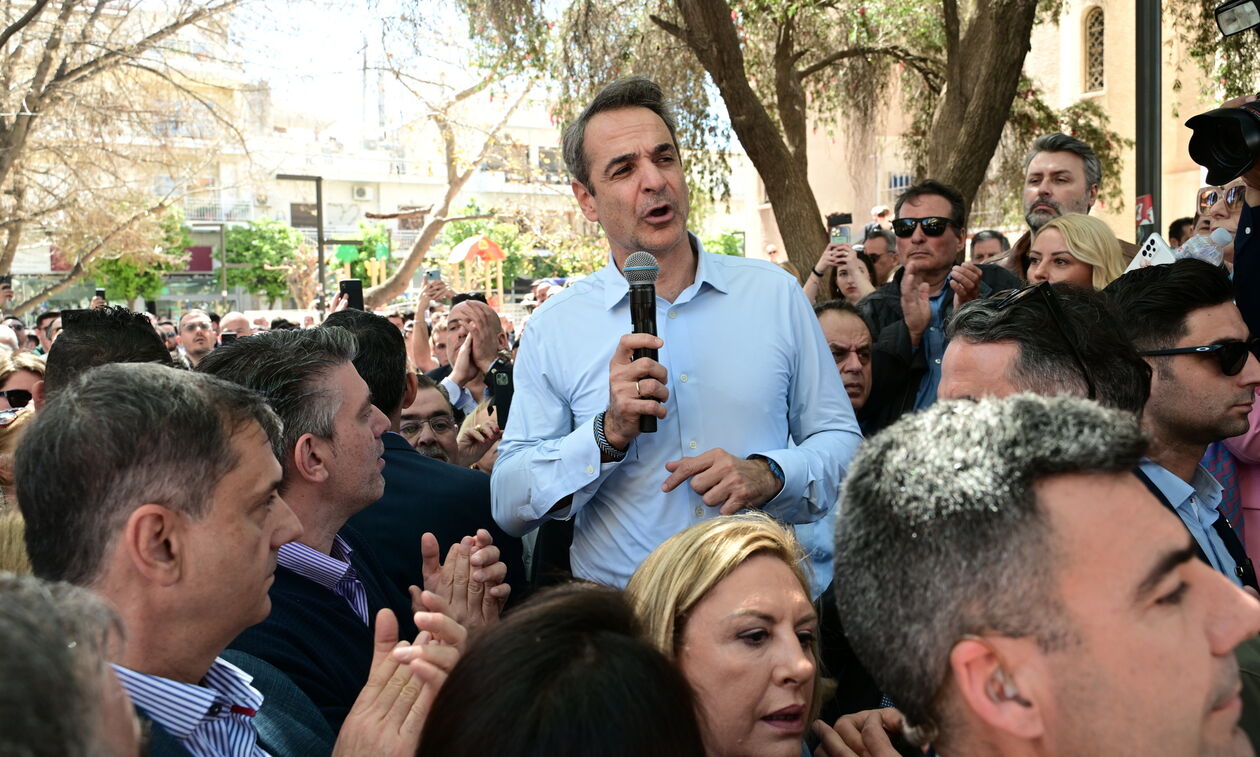 Μητσοτάκης στο Μοσχάτο: «Λογοδοτούμε στον λαό»