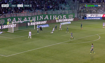 Παναθηναϊκός - ΠΑΟΚ: Το 1-3 του Σβαμπ και το 2-3 του Μπερνάρ