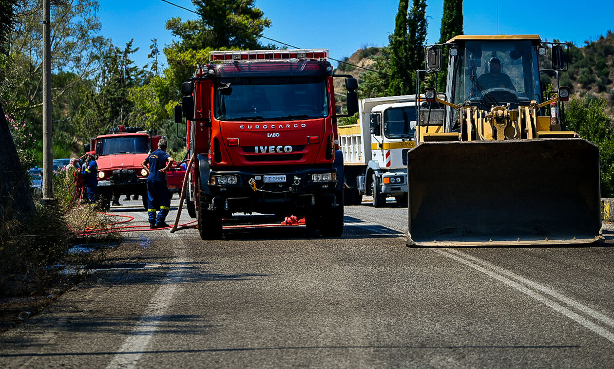 Πυρκαγιά στα Πιέρια Όρη