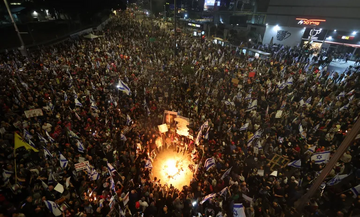 Ισραήλ: Μαζική διαδήλωση κατά Νετανιάχου στο Τελ Αβίβ