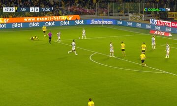 ΑΕΚ - ΠΑΟΚ | 2-0, αιφνιδιάζει τους πάντες ο Άμραμπατ και σκοράρει με απευθείας εκτέλεση φάουλ