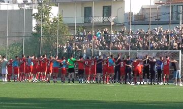 Η αποθέωση των παικτών του Πανιωνίου