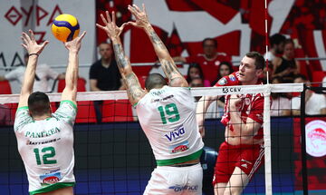 Ολυμπιακός - Παναθηναϊκός: Πολυδιάστατη η ανάπτυξη των Πειραιωτών και 2-0 στα σετ (vid)