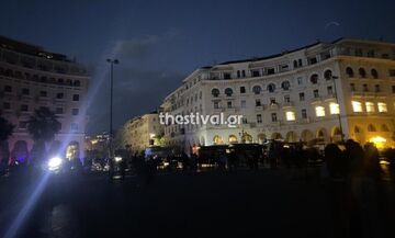 Θεσσαλονίκη: «Βυθίστηκε» στο σκοτάδι! (vid)