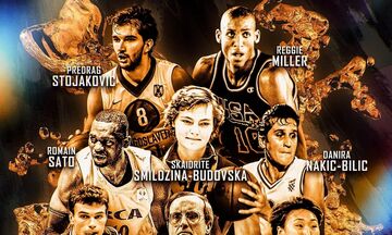 Στογιάκοβιτς, Ρέτζι Μίλερ και Ρομέιν Σάτο στο Hall Of Fame της FIBA