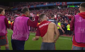 Ερυθρόλευκο πάρτι: Αξέχαστες στιγμές μετά τη λήξη του αγώνα!