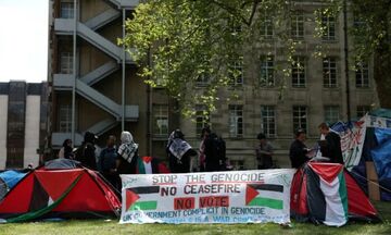 Καταυλισμοί υπέρ των Παλαιστινίων και σε κορυφαία βρετανικά πανεπιστήμια
