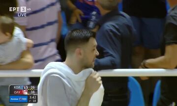 Κολοσσός - Ολυμπιακός | Ένταση πίσω από τον «ερυθρόλευκο» πάγκο, σε ρόλο «πυροσβέστη» ο Παπανικολάου