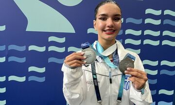 Εκπληκτική Ισμήνη Καραβασίλη, με ασημένιο μετάλλιο στο Ελεύθερο Σόλο