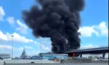 Σοβαρά επεισόδια στην Γαλλία: Χούλιγκαν της Παρί έκαψαν πούλμαν οπαδών της Λιόν (vid)