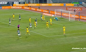 Παναθηναϊκός-Άρης: Η απόκρουση του Κουέστα