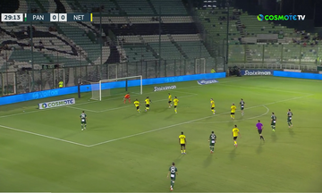 Παναθηναϊκός - Μακάμπι Νετάνια: Το 1-0 μετά από σλάλομ του Μαντσίνι (vid)