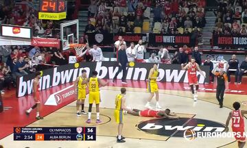 Ολυμπιακός-Άλμπα Βερολίνου 90-85: Μουστάφα Φαλ (18 πόντοι)