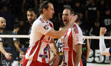 Volley League Ανδρών: Διπλό στο Ηράκλειο ο Ολυμπιακός, 3-1 τον ΟΦΗ