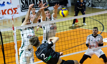 Volley League Ανδρών: Μόνος πρώτος ο ΠΑΟ, νίκες για ΠΑΟΚ και Φοίνικα