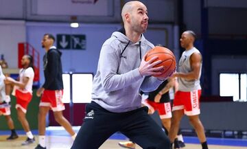 Μονακό: Προπόνηση με τον Σπανούλη στο παρκέ (vid)